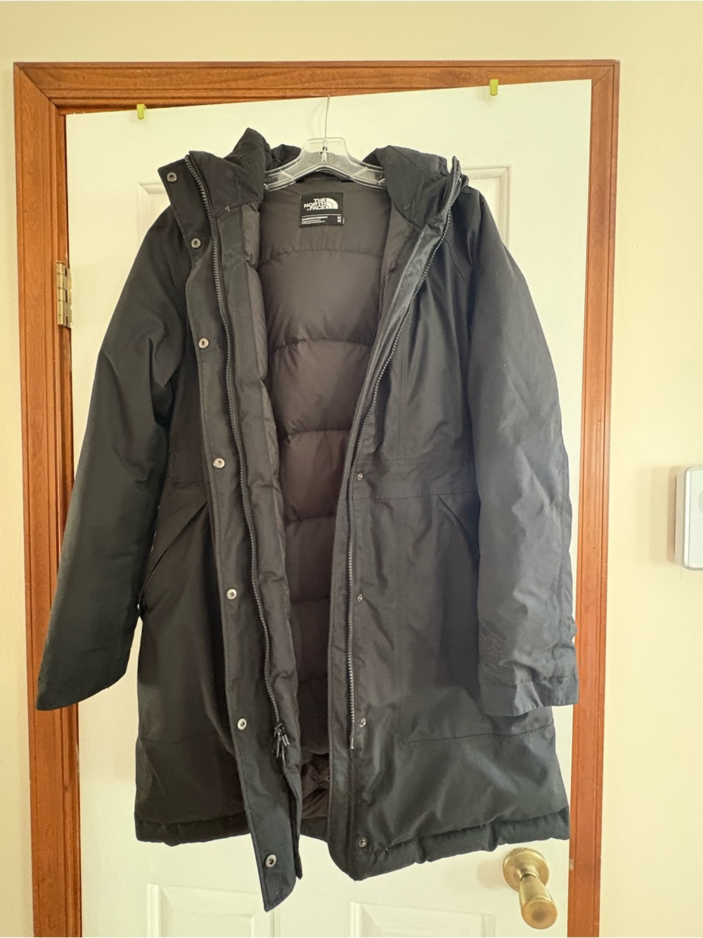 The North Face Women’s Black Long Insulated Puffer Coat